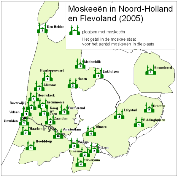 Moskeën Noord-Holland
